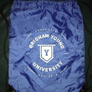 BYU drawstring bag and flag!